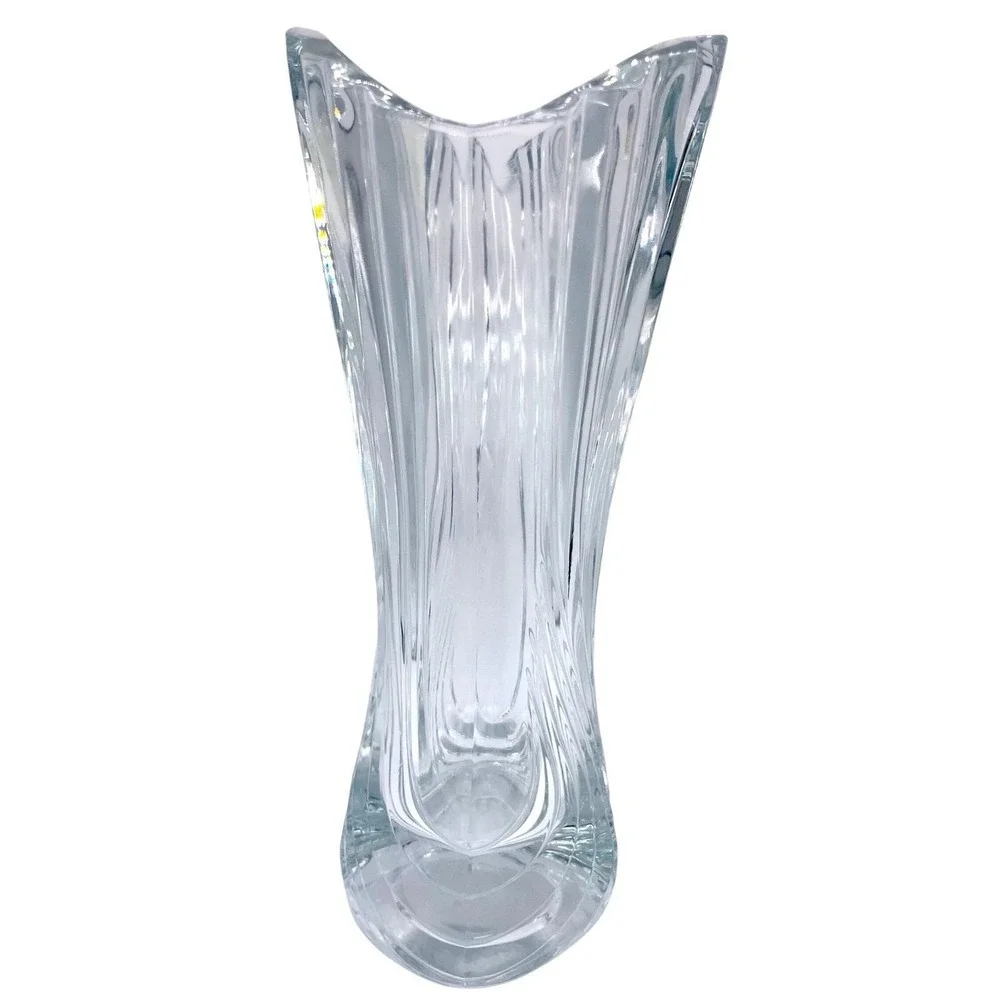 Vintage Mikasa Flores Crystal Vase 10
